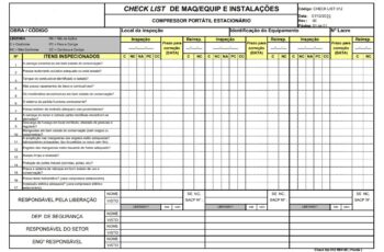 Baixe o Check-list para compressores portáteis estacionários